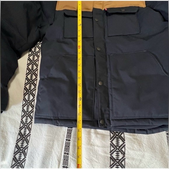 Levi's  Woodsman Men's Navy and Brown Puffer Jacket - Picture 9 of 16